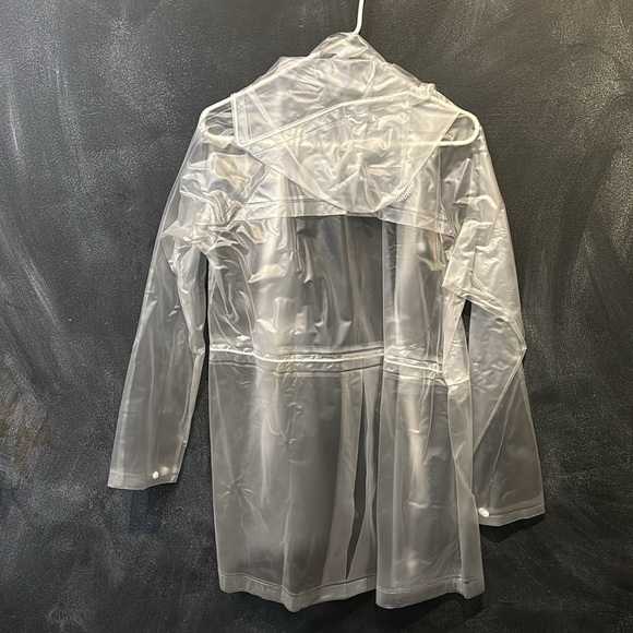 Varsity Spirit sz:S clear rain coat. Drawstring waist obo - Picture 3 of 3